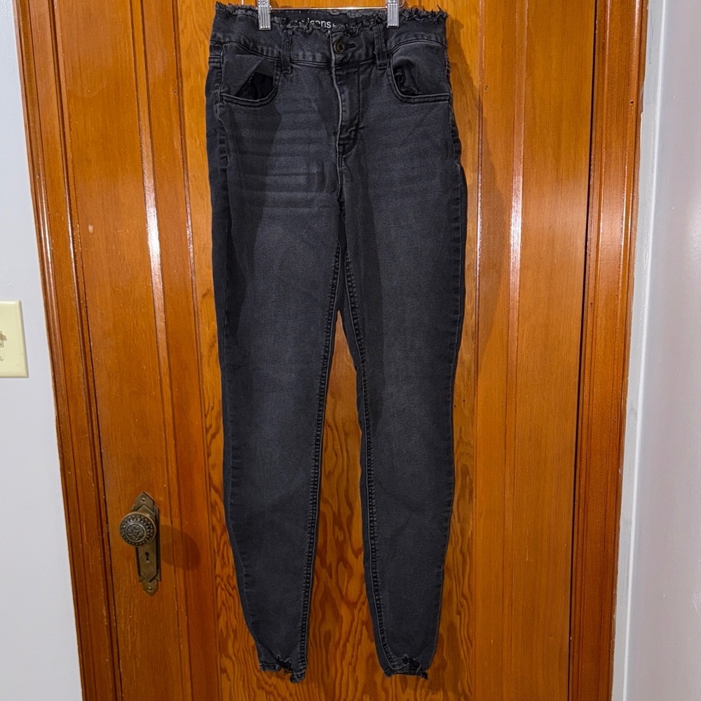Maurices Dark Gray Skinny Jeans